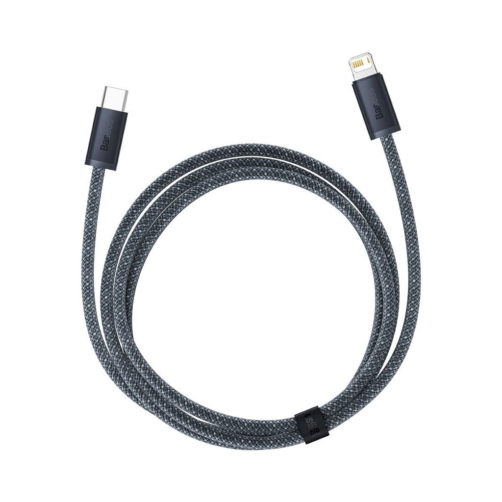 Baseus cable for iPhone USB Type C - Lightning 1m, Power Delivery 20W gray (CALD000016) цена и информация | Savienotājkabeļi | 220.lv