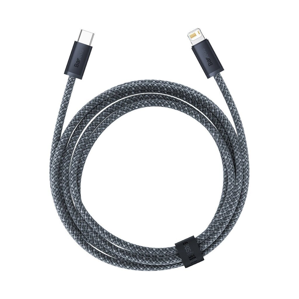 Baseus cable for iPhone USB Type C - Lightning 2m, Power Delivery 20W gray (CALD000116) cena un informācija | Savienotājkabeļi | 220.lv