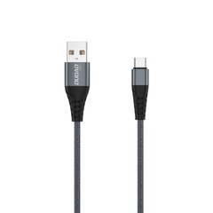 Dudao cable USB - USB Type C 6A cable 1 m gray (TGL1T) цена и информация | Кабели для телефонов | 220.lv