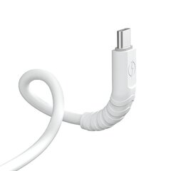 Dudao cable, USB Type C cable - USB Type C 6A 100W PD white (TGL3C) цена и информация | Кабели для телефонов | 220.lv