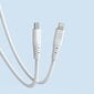 Dudao cable, USB Type C cable - Lightning 6A 65W PD white (TGL3X) cena un informācija | Savienotājkabeļi | 220.lv