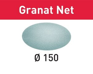 Шлифовальный материал на сетчатой основе Festool, STF D150 P100 GR NET/50 Granat Net 203304 цена и информация | Шлифовальные машины | 220.lv