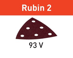 Slīppapīrs Rubin 2 499165 STF V93/6 P120 RU2/50 Festool cena un informācija | Rokas instrumenti | 220.lv