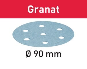 Шлифовальные круги Festool, STF D90/6 P80 GR/50 Granat 497365 цена и информация | Шлифовальные станки | 220.lv