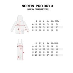 Весенне-осенний костюм Norfin Pro Dry 3 цена и информация | Одежда и обувь для рыбалки | 220.lv