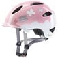Bērnu velosipēdistu ķivere Uvex Oyo Style Butterfly pink, balta/rozā цена и информация | Ķiveres | 220.lv