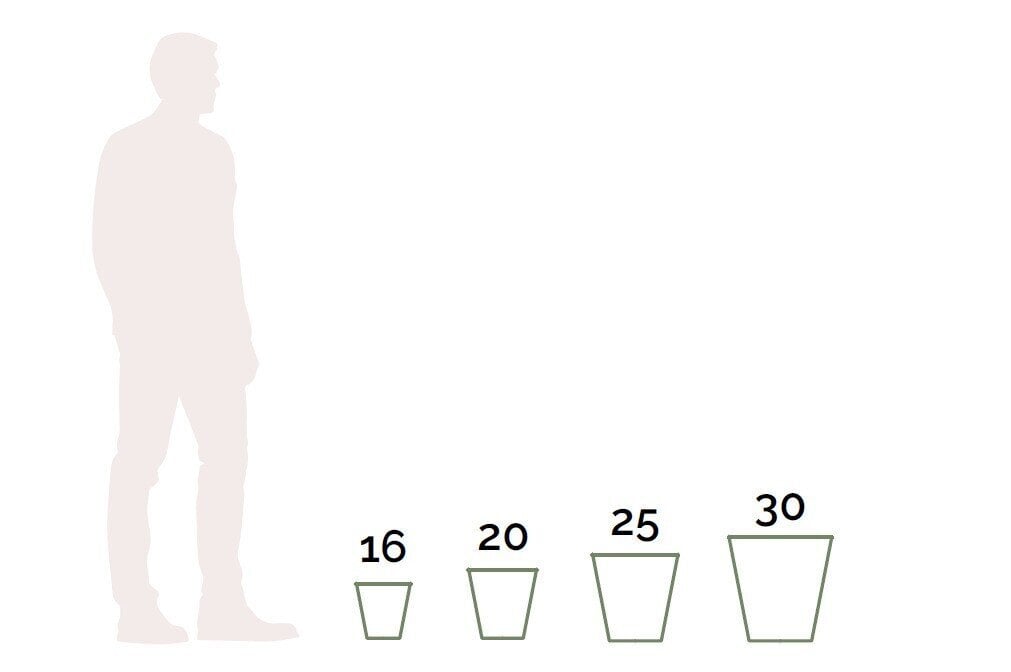 PUĶU PODS REPOT 16CM ZAĻŠ cena un informācija | Puķu podi | 220.lv