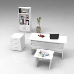 Mēbeļu komplekts Kalune Design VO11, balts cena un informācija | Datorgaldi, rakstāmgaldi, biroja galdi | 220.lv