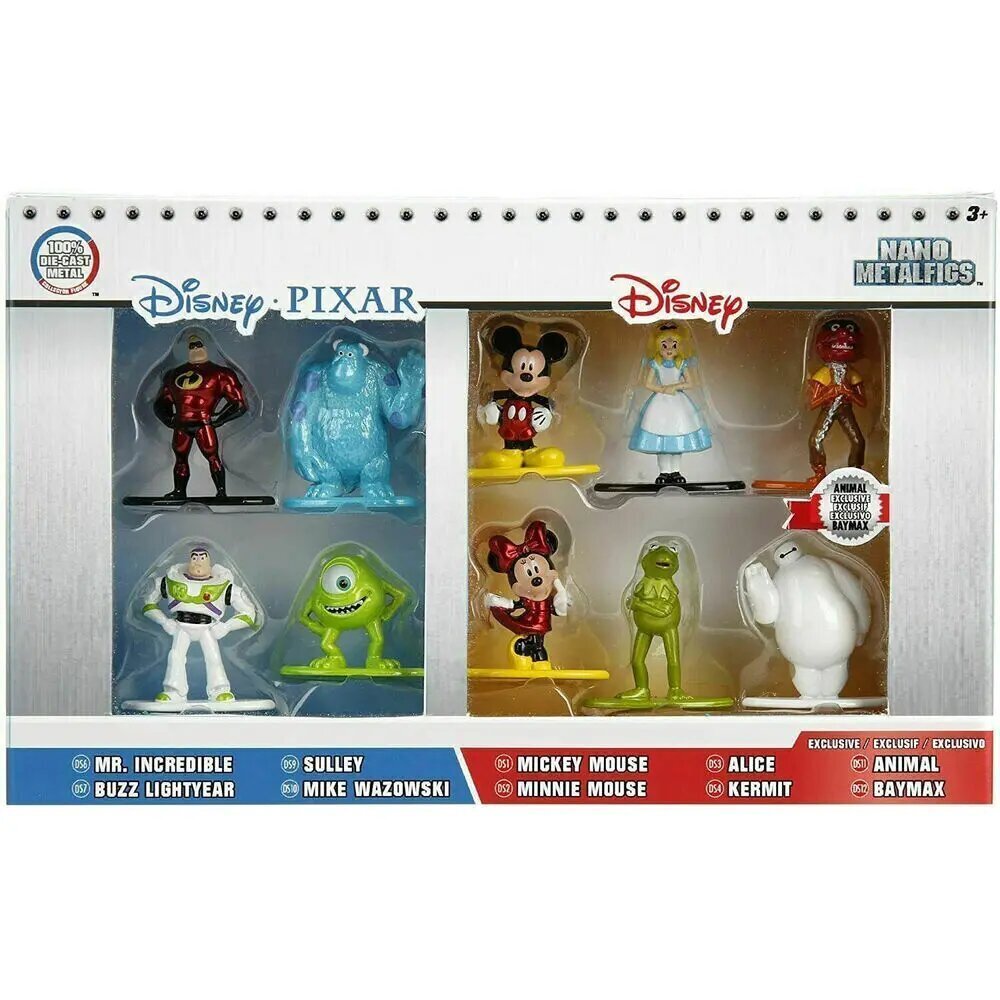 Figūriņas Disney Pixar Nano Metalfigs, 10 gab. iepakojumā cena un informācija | Rotaļlietas zēniem | 220.lv