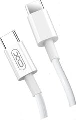 Кабель XO PD cable USB-C - USB-C 1,0 м, white NB124 цена и информация | Кабели для телефонов | 220.lv