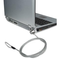 Drošības trose Techly portatīvajam datoram ar atslēgu K-Slot, 4.5 mm, 1,4 m cena un informācija | Portatīvo datoru dzesēšanas paliktņi un citi piederumi | 220.lv
