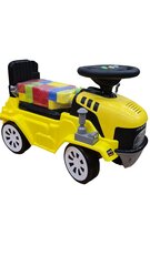 Опора тракторная с блоками 124, желтая цена и информация | Игрушки для малышей | 220.lv