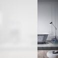 Logu privātuma plēve, noņemams stikla pārsegs vannas istabai, necaurspīdīga statiskā līmējošā siltuma kontroles durvju uzlīme, nelīpoša (matēta balta, 44,5 x 200 cm)