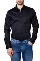 Мужская рубашка Armani Exchange, черная цена и информация | Мужские рубашки | 220.lv