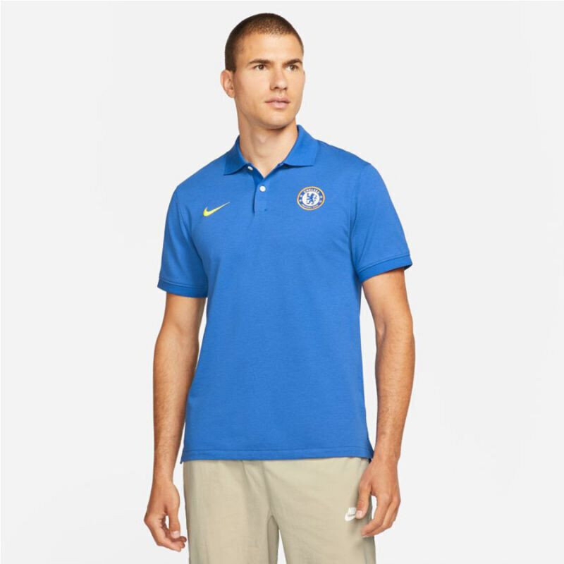 Polo krekls vīriešiem Nike Chelsea FC M DA2537-408 cena un informācija | Futbola formas un citas preces | 220.lv