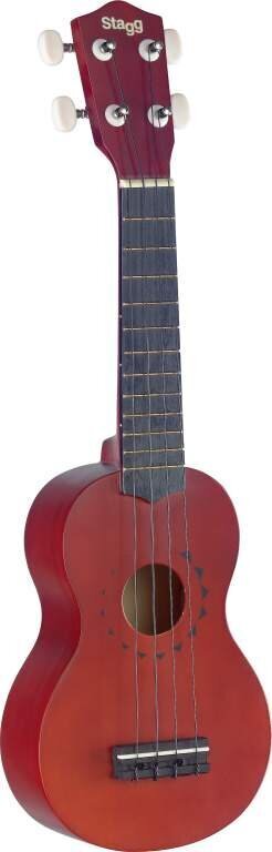 Soprāna ukulele + futrālis Stagg US10 TATTOO цена и информация | Ģitāras | 220.lv