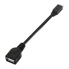 NANOKABELIS 10.01.3500, USB 2.0 A / Micro USB B, 15 cm cena un informācija | Adapteri un USB centrmezgli | 220.lv