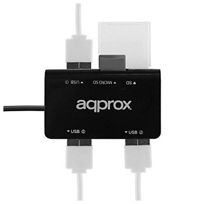approx! AAOAUS0122, SD/Micro SD/USB 2.0 cena un informācija | Adapteri un USB centrmezgli | 220.lv