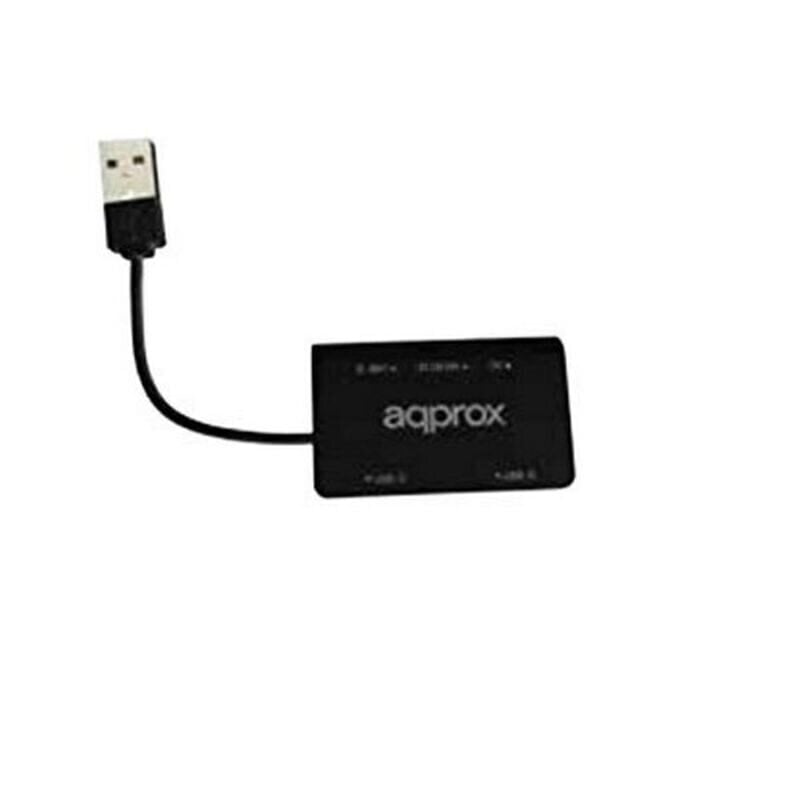 approx! AAOAUS0122, SD/Micro SD/USB 2.0 цена и информация | Adapteri un USB centrmezgli | 220.lv