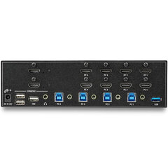 StarTech 4 Port HDMI KVM Switch - 4K 30Hz цена и информация | Адаптеры и USB разветвители | 220.lv