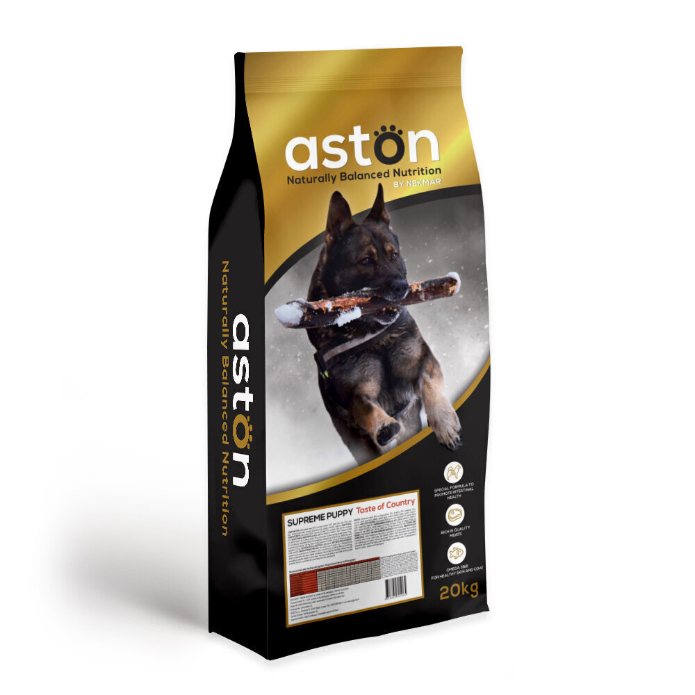 Aston Supreme Puppy Taste of Country, augstākās premium klases barība suņiem, 20 kg цена и информация | Sausā barība suņiem | 220.lv