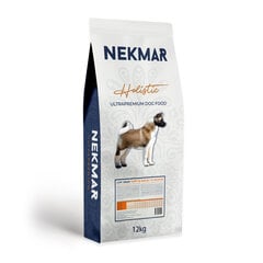 Nekmar Puppy & Junior 1-12 Months ultra premium klases suņu barība (holistiska), 12 kg cena un informācija | Sausā barība suņiem | 220.lv