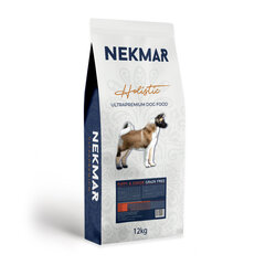 Nekmar Puppy & Junior Grainfree ultra premium suņu barība (holistiskā), 12 kg cena un informācija | Sausā barība suņiem | 220.lv