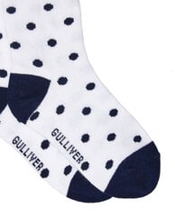 Белые носки в горошек для девочек Gulliver, 18*20 cm цена и информация | Носки, колготки для девочек | 220.lv