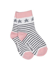 Розовые носки в полоску для девочек Gulliver, 18*20 cm цена и информация | Носки, колготки для девочек | 220.lv