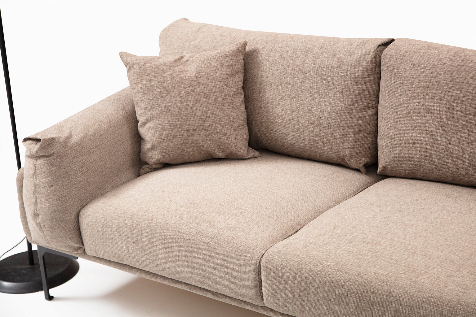 Stūra dīvāns Kalune Design Leo, brūns cena un informācija | Stūra dīvāni | 220.lv