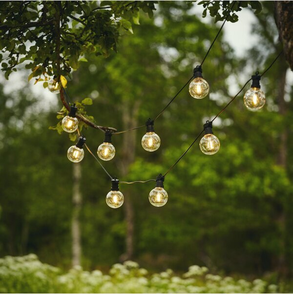LED lampiņu virtene 9.5 m 10 spuldzes цена и информация | Ziemassvētku lampiņas, LED virtenes | 220.lv