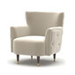 Krēsls Kalune Design Soho, smilškrāsas cena un informācija | Atpūtas krēsli | 220.lv