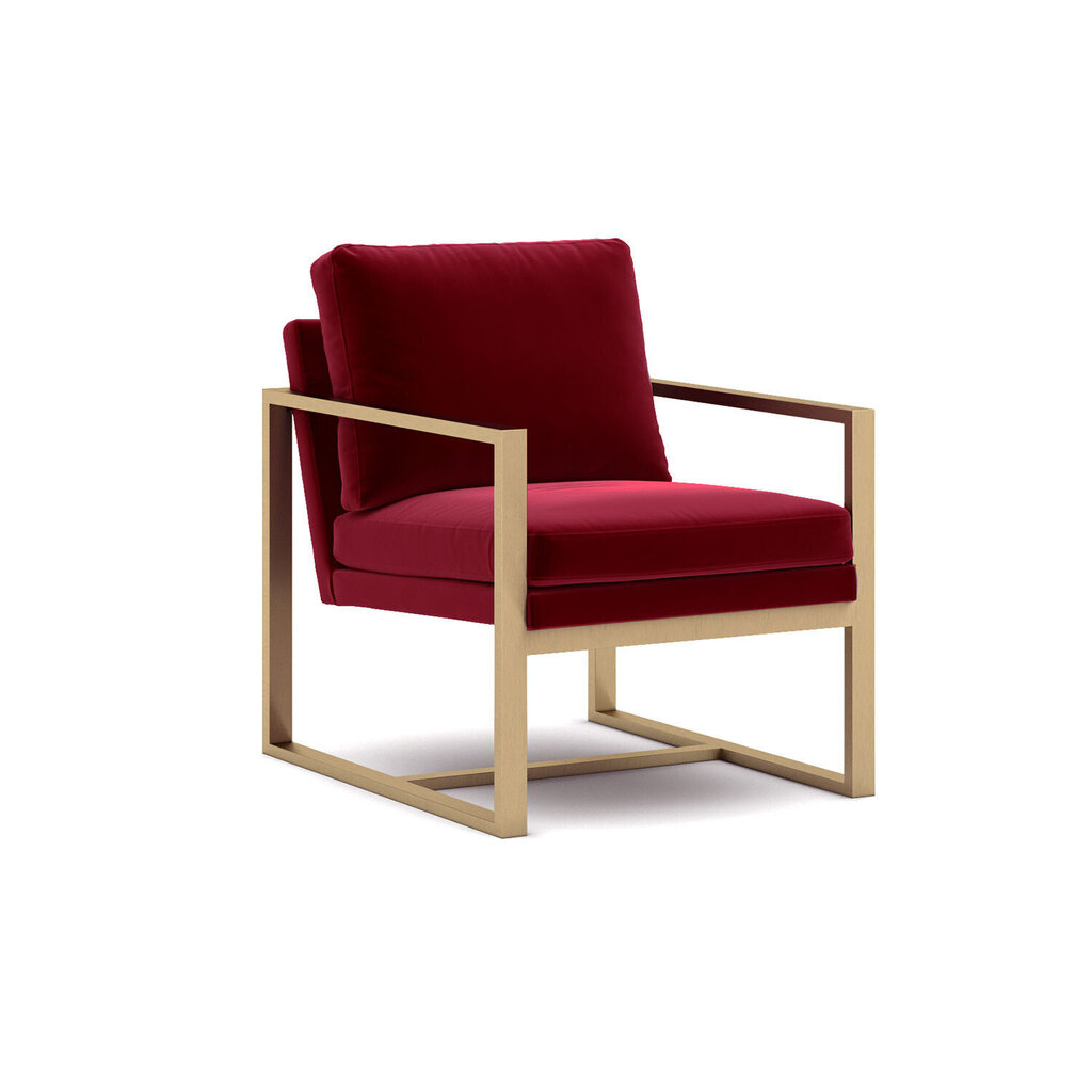 Krēsls Kalune Design Snow, sarkans cena un informācija | Atpūtas krēsli | 220.lv