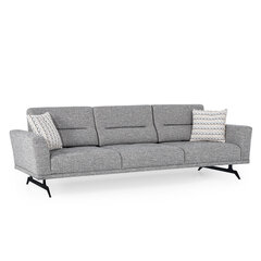 Četrvietīgs dīvāns Kalune Design Slate, pelēks cena un informācija | Dīvāni | 220.lv