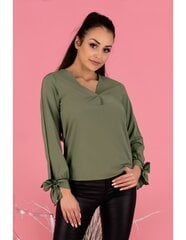Блузка Ormin цвета хаки B50 цена и информация | Женские блузки, рубашки | 220.lv