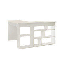 Письменный стол Kalune Design CT5, белый цена и информация | Компьютерные, письменные столы | 220.lv