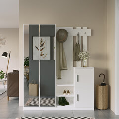 Набор мебели для прихожей Kalune Design DD8, белый цена и информация | Комплекты в прихожую | 220.lv