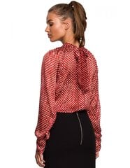 S235 Шифоновая блуза с привязкой - модель 2 цена и информация | Женские блузки, рубашки | 220.lv