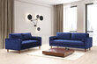 Trīsvietīgs dīvāns Kalune Design Rome, zils cena un informācija | Dīvāni | 220.lv