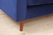 Trīsvietīgs dīvāns Kalune Design Rome, zils cena un informācija | Dīvāni | 220.lv