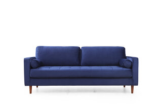 Трехместный диван Kalune Design Rome, синий цена и информация | Диваны | 220.lv