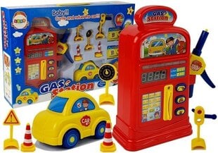 Автозаправочная станция с аксессуарами цена и информация | Игрушки для мальчиков | 220.lv