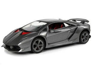 Radiovadāma sporta automašīna Lamborghini, sudraba cena un informācija | Rotaļlietas zēniem | 220.lv