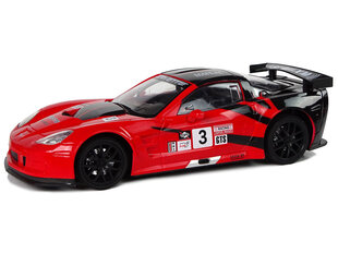 Radiovadāma sporta automašīna Corvette C6.R, sarkana cena un informācija | Rotaļlietas zēniem | 220.lv