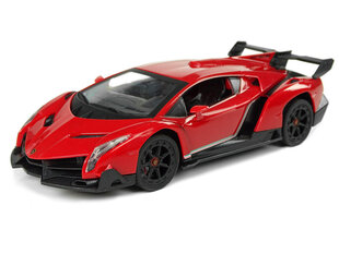 Radiovadāma sporta automašīna Lamborghini, sarkana cena un informācija | Rotaļlietas zēniem | 220.lv