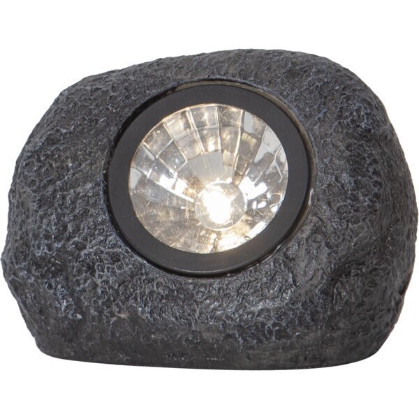LED prožektori ar saules baterijām, akmens formas cena un informācija | Āra apgaismojums | 220.lv