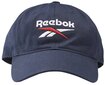 Reebok Cepure Te Logo Cap GH0399 GH0399/OSFM, zila cena un informācija | Vīriešu cepures, šalles, cimdi | 220.lv
