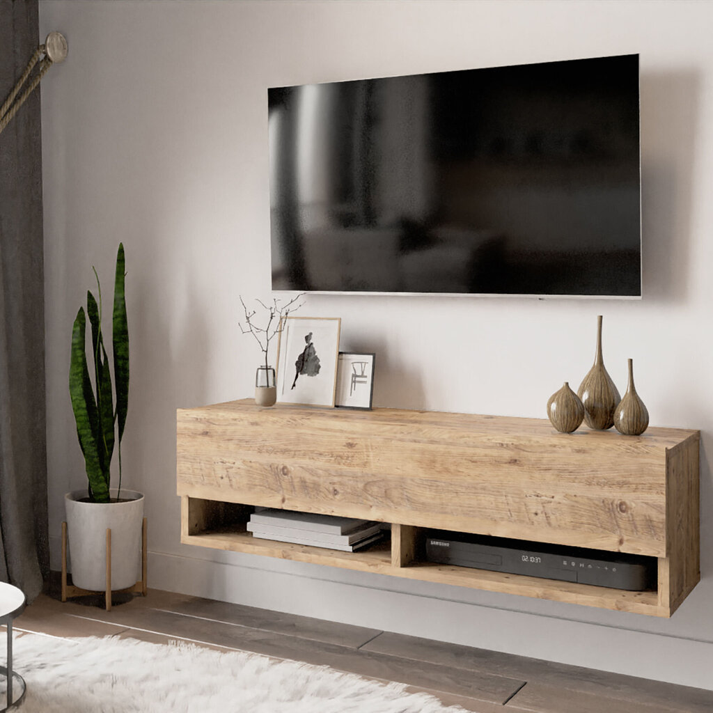 TV galdiņš Kalune Design FR13, brūns цена и информация | TV galdiņi | 220.lv