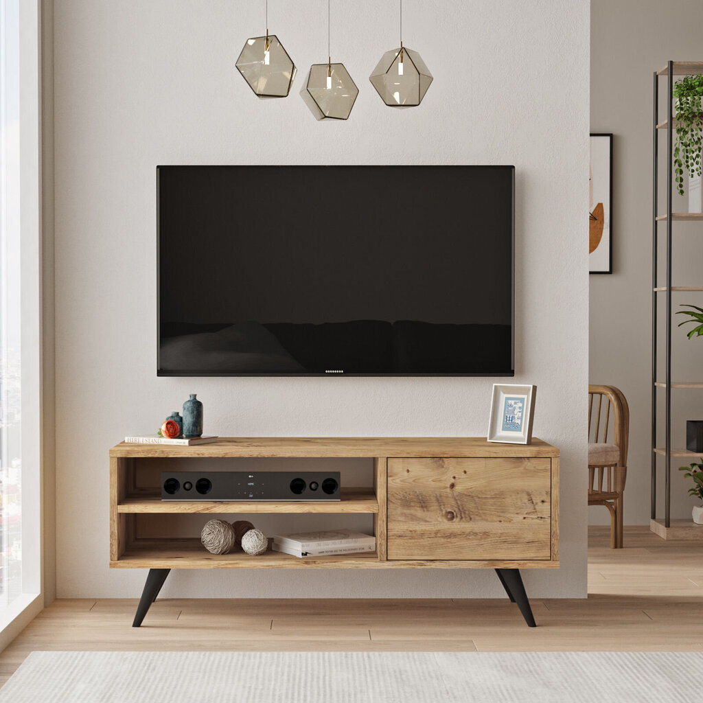 TV galdiņš Kalune Design CD1, brūns cena un informācija | TV galdiņi | 220.lv