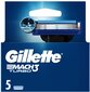 Skuvekļa galviņas Gillette Mach 3 Turbo, 5 gab. cena un informācija | Skūšanās piederumi, kosmētika | 220.lv